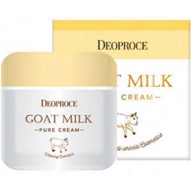 Deoproce Creams  Goat Milk Pure Cream Омолаживающий увлажняющий крем для лица с экстрактом козьего молока