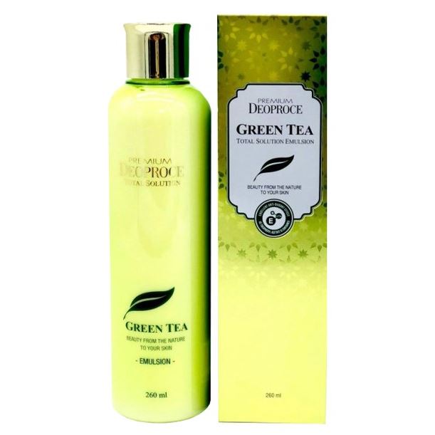 Deoproce Natural Skin Premium Green Tea Total Solution Emulsion Эмульсия для лица увлажняющая с экстрактом зеленого чая