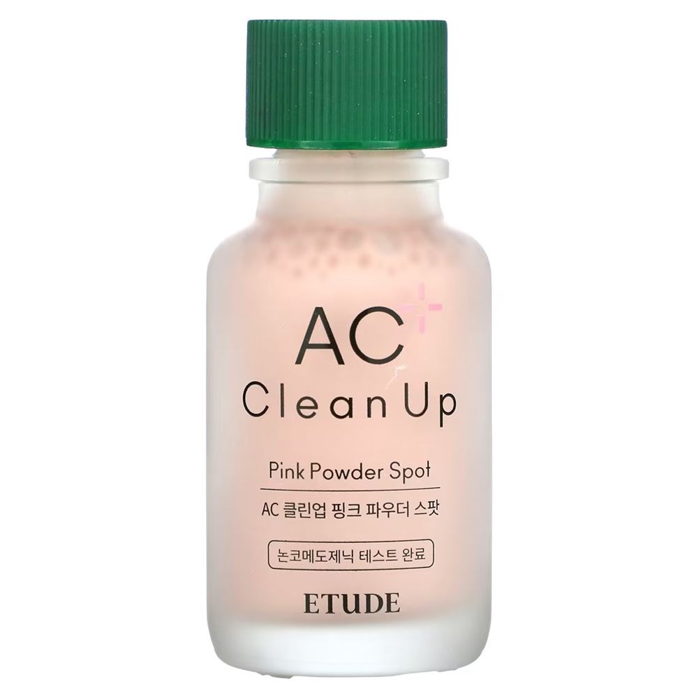 Etude House Face Care AC Clean Up Pink Powder Spot Точечное средство для лечения прыщей и воспалений