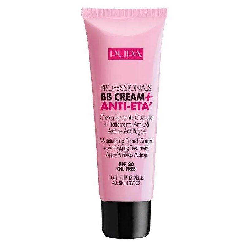 Pupa Make Up Professionals BB Cream + Anti-Eta SPF 30 Тональный крем антивозрастной увлажняющий против морщин