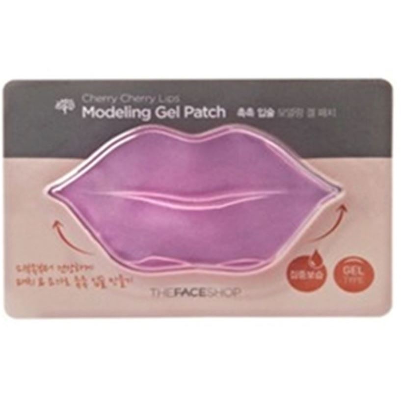 The Face Shop Face Masks Cherry Cherry Lips Modeling Gel Patch Маска для кожи губ гидрогелевая