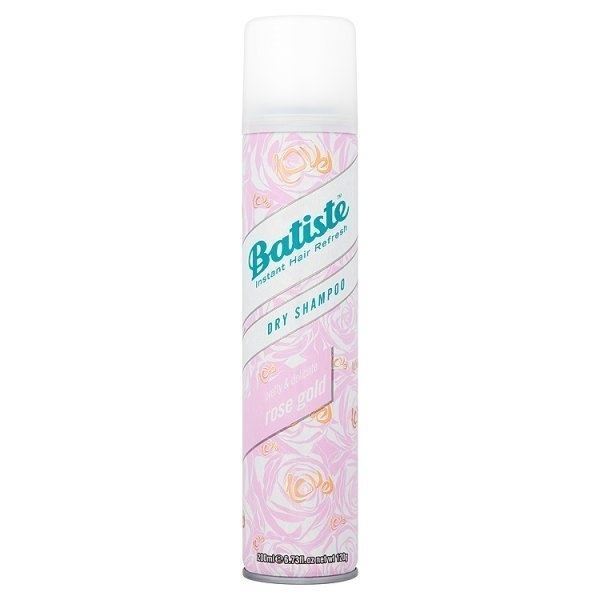 Batiste Dry Shampoo Fragrance Dry Shampoo Rose Gold Сухой шампунь с ароматом розы, бергамота и ванили