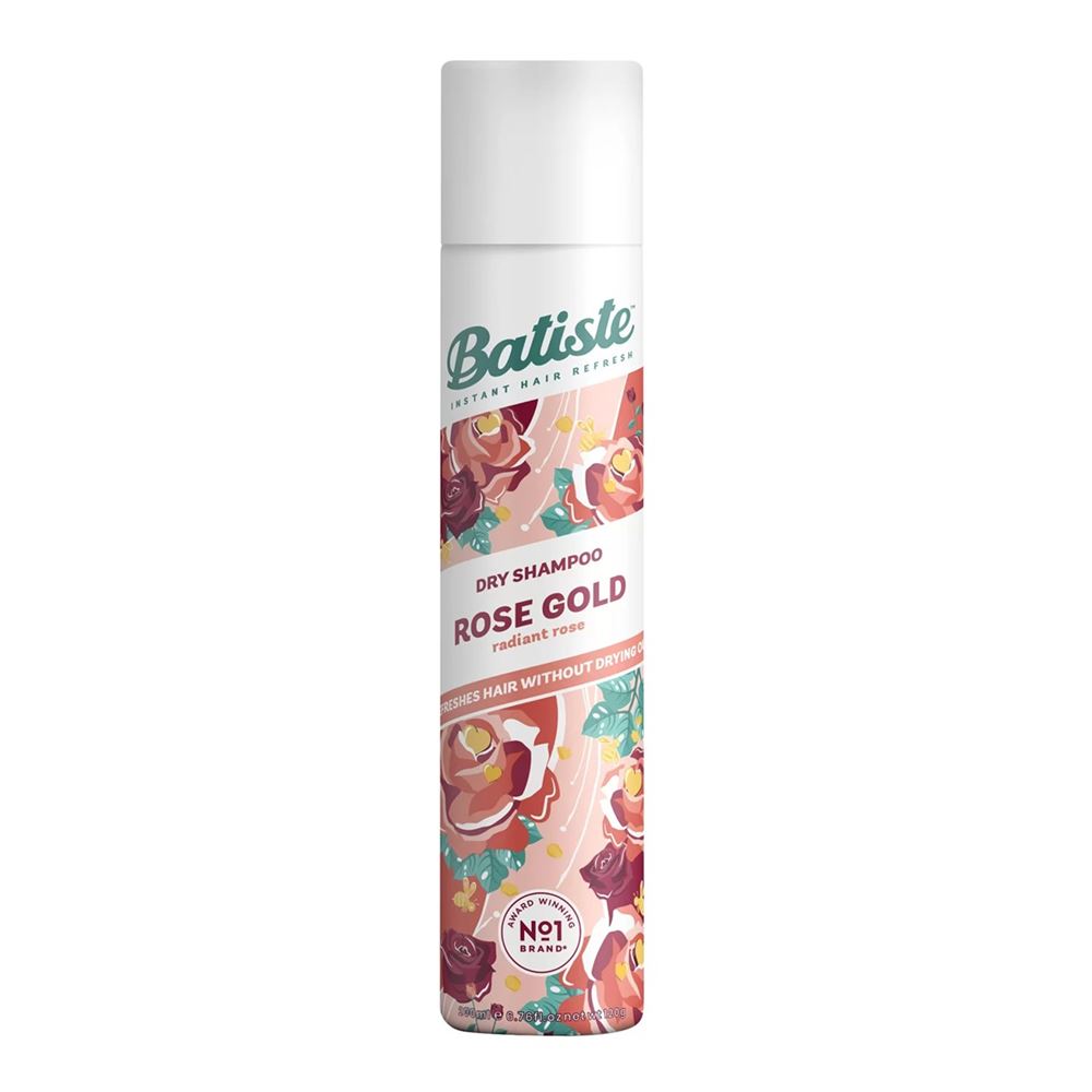 Batiste Dry Shampoo Shampoo Rose Gold  Сухой шампунь с ароматом розы, бергамота и ванили