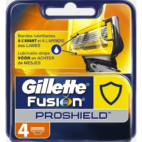 Gillette Бритвенные системы Fusion ProShield - 4 Сменные Кассеты Набор сменных кассет Gillette Fusion ProShield  4 шт.