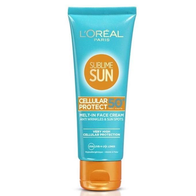 L'Oreal Solar Expertise Крем для лица солнцезащитный Экстра защита  Sublime Sun SPF 50+