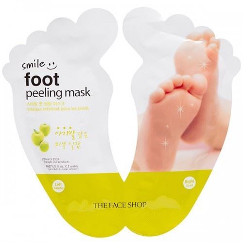 The Face Shop Body&Hair Care Smile Foot Peeling Mask Пилинг для ног