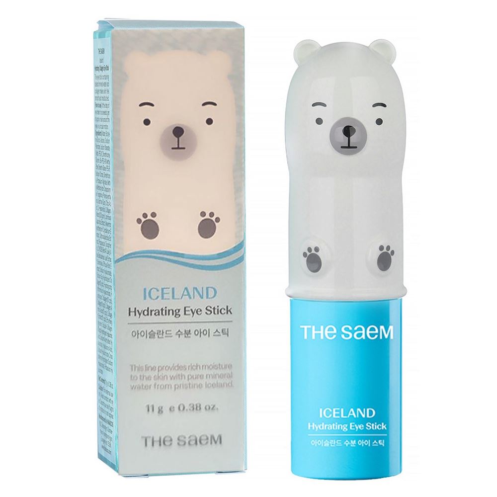 The Saem Iceland Hydrating Iceland Hydrating Eye Stick Стик для глаз увлажняющий с ледниковой водой для кожи вокруг глаз