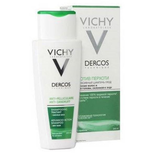 VICHY Dercos Шампунь-уход против перхоти для сухой кожи головы Anti-Pelliculaire Shampoo Traitant