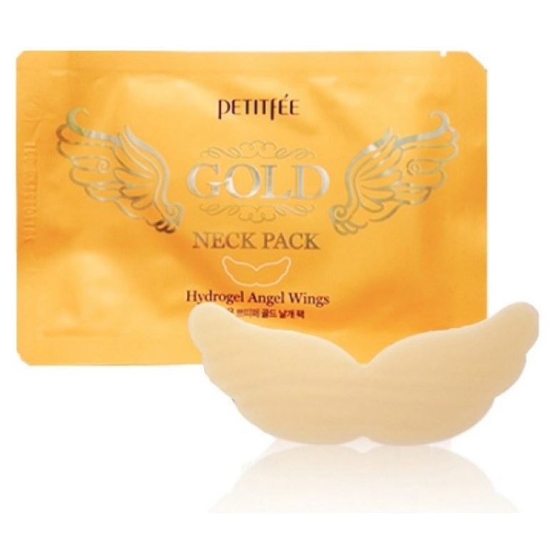 Petitfee Face Care Gold Neck Pack Патч для области шеи гидрогелевый 