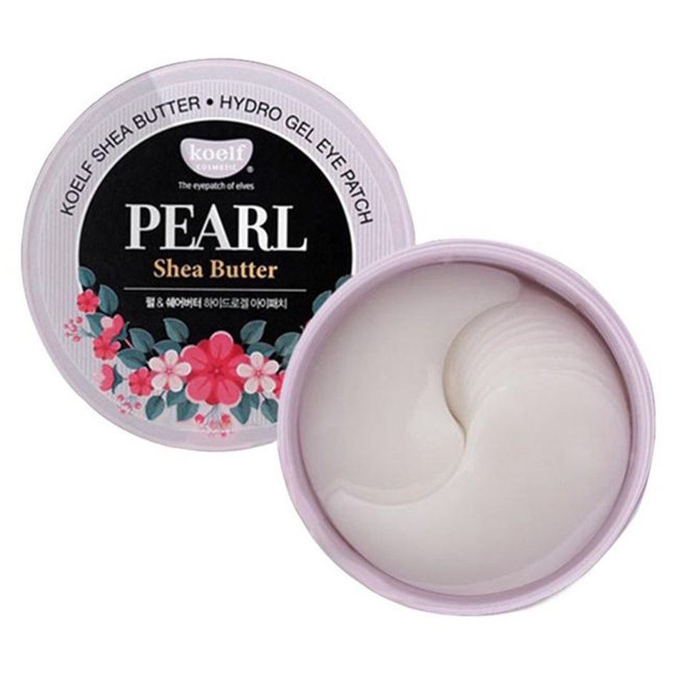Petitfee Face Care Koelf Pearl & Shea Butter Eye Patch Патчи для глаз гидрогелевые с маслом ши 