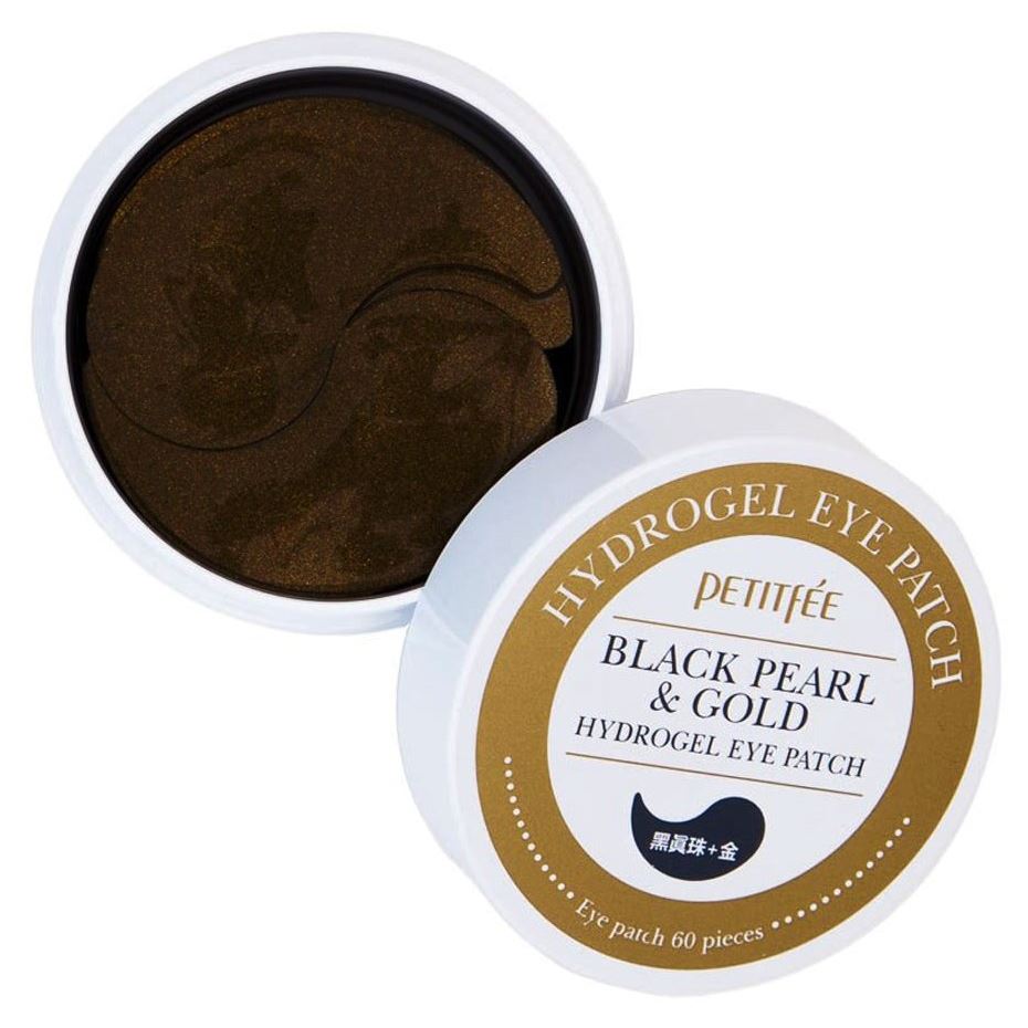 Petitfee Face Care Black Pearl & Gold Eye Patch Патчи для глаз с черным жемчугом и золотом