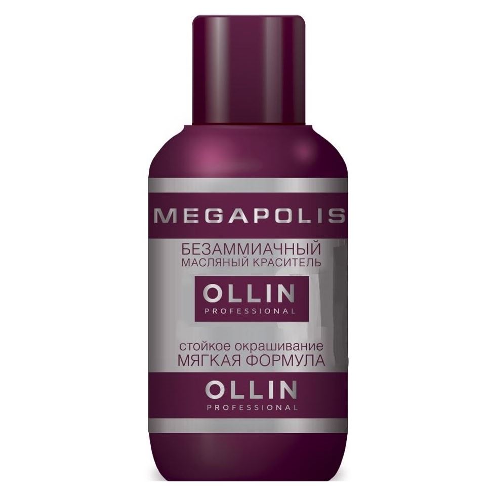 Ollin Professional Color Megapolis Oil, 50 мл Безаммиачный масляный краситель для волос, 50 мл