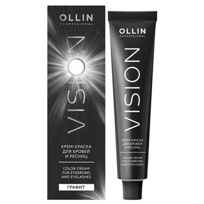 Ollin Professional Color Ollin Vision Color Cream For Eyebrows And Eyelashes Крем-краска для бровей и ресниц + салфетки