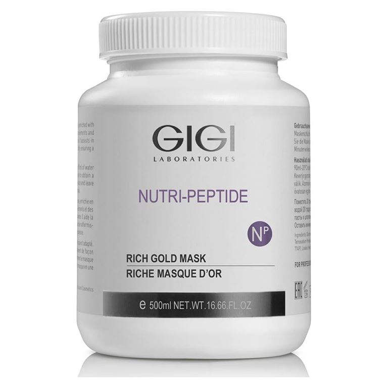 GiGi Nutri Peptide Rich Gold Mask Пептидная золотая маска 