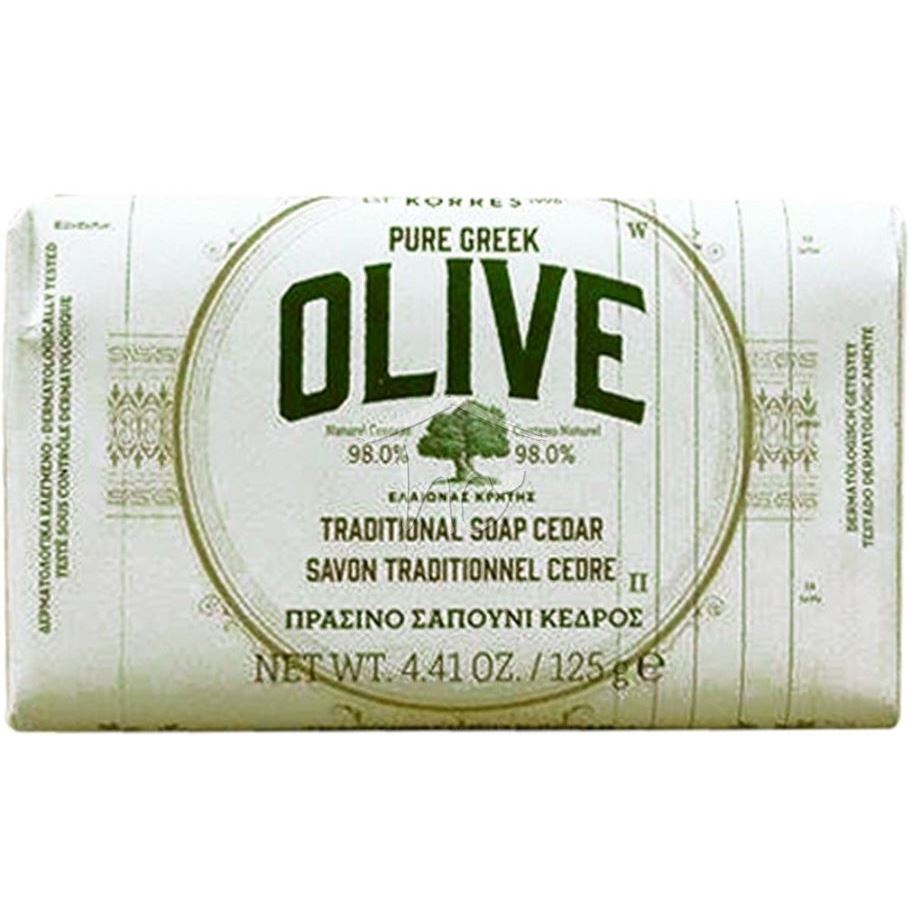 Korres Herbal Soaps Pure Greek Olive Traditional Soap Традиционное греческое мыло 