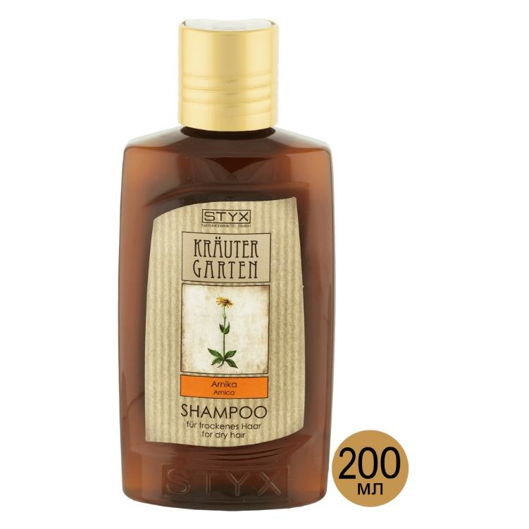 STYX Cерия "Травяной сад" Шампунь Арника Шампунь для сухих  хрупких и поврежденных волос Арника