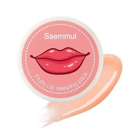 The Saem Face Care Saemmul Fruits Lip Sleeping Pack Маска для губ фруктовая ночная