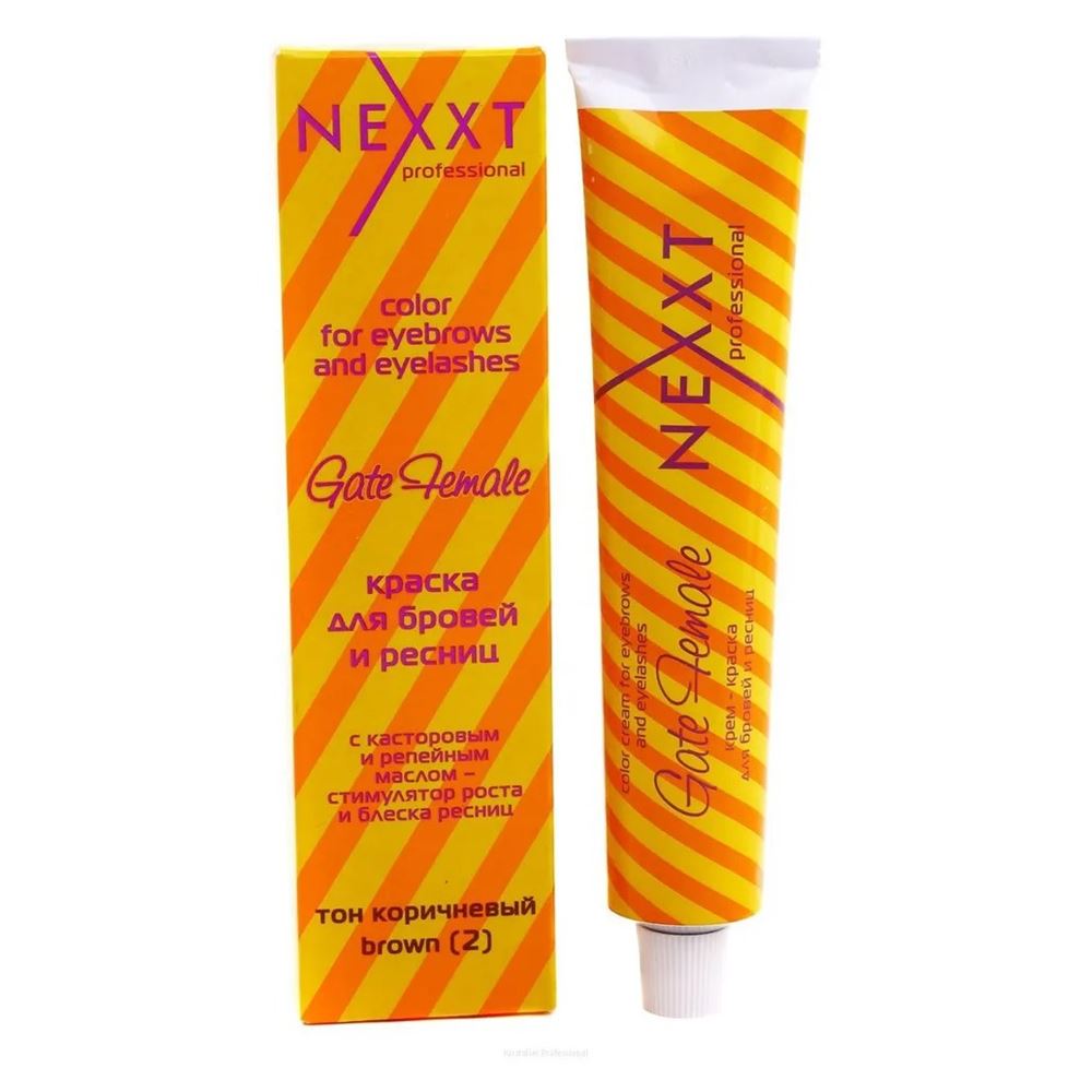 Nexprof (Nexxt Professional) Coloring Hair Color Cream For Eyerows And Eyelashes Gate Female Крем-краска для бровей и ресниц 