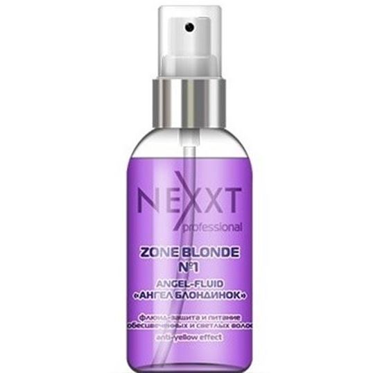 Nexprof (Nexxt Professional) Salon Treatment Care Zone Blonde №1 Angel-Fluid Anti-Yellow Effect Флюид - защита и питание обесцвеченных и светлых волос с анти-желтым эффектом "Ангел блондинок"