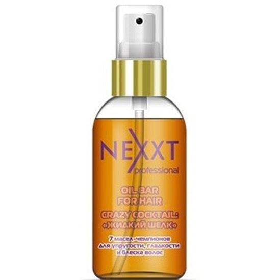 Nexprof (Nexxt Professional) Salon Treatment Care Oil Bar For Hair Crazy Cocktail Флюид-коктейль - 7 масел-чемпионов для упругости, гладкости и блеска волос "Жидкий шелк"