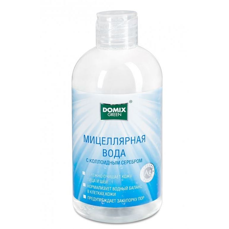 Domix Green Professional Face Care Мицеллярная вода с коллоидным серебром Мицеллярная вода
