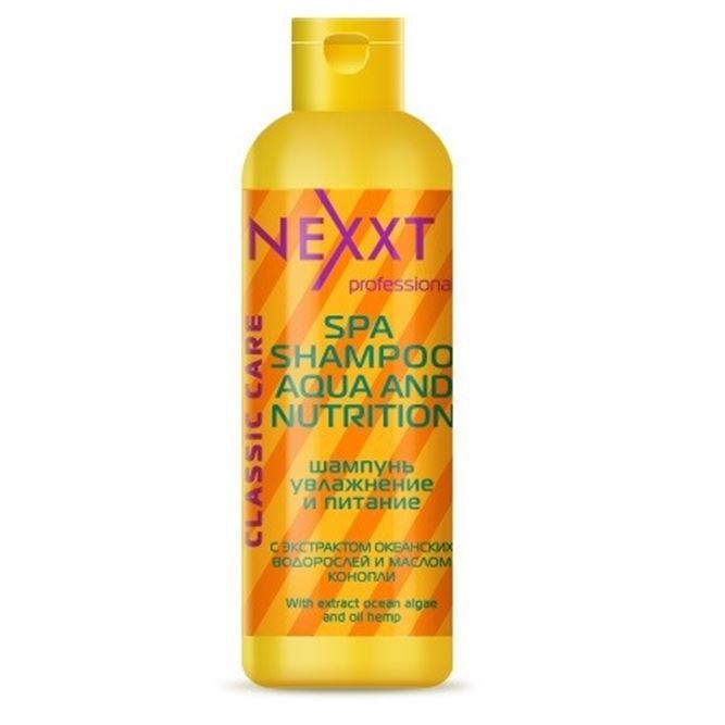 Nexprof (Nexxt Professional) Classic Care Spa Shampoo Aqua Аnd Nutrition Шампунь увлажнение и питание