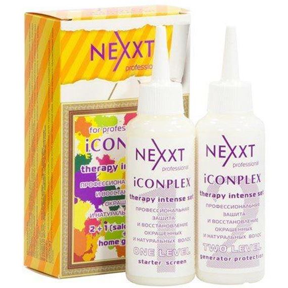Nexprof (Nexxt Professional) Coloring Hair iCOMPLEX Therapy Intense Set Профессиональная защита и восстановление окрашенных и натуральных волос