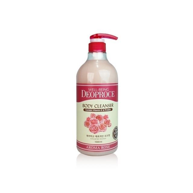 Deoproce Body Well-Being Aroma Body Cleanser Rose Гель для душа с экстрактом лепестков Роз