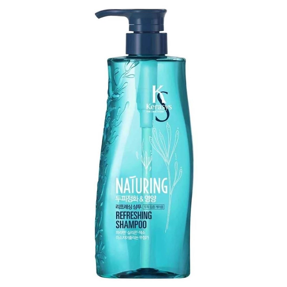 KeraSys Hair Care  Naturing Refreshing Shampoo Шампунь для волос Уход за кожей головы с морскими водорослями