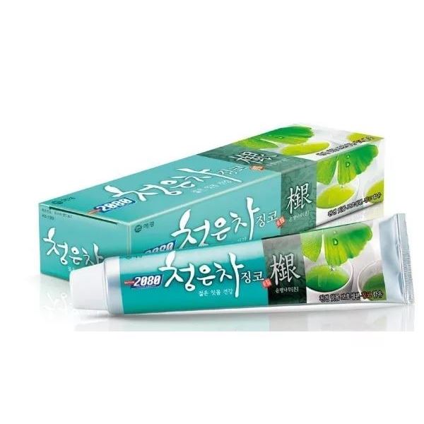 KeraSys Dental Clinic  Cheong-en-cha Ginkgo Tooth Paste Зубная паста "Восточный чай" с Гинкго