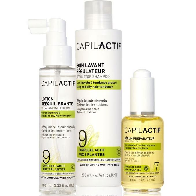 Coiffance Professionnel Capil`Actif Rebalancing Set Набор для регулирования баланса кожи головы, склонной к жирности