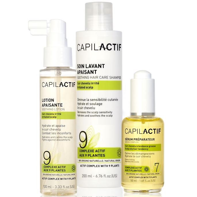 Coiffance Professionnel Capil`Actif Soothing Hair Care Set Успокаивающий набор для раздраженной кожи головы