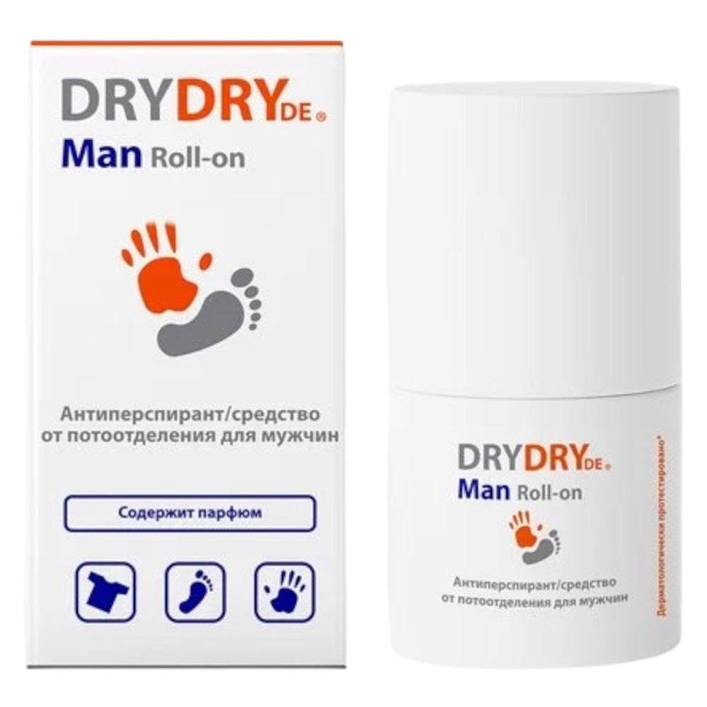 Dry Dry Antiperspirant Dry Dry Man Дезодорант-антиперспирант для мужчин