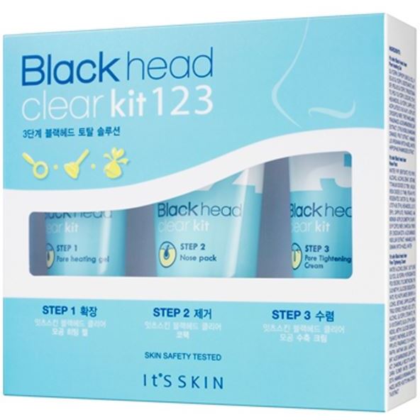 It s Skin Clear Skin Blackhead Clear Kit 123 Трехступенчатый набор для очищения пор от черных точек