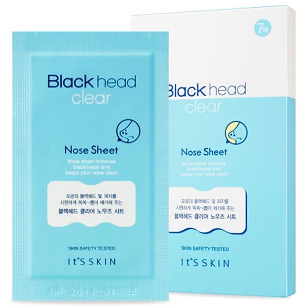 It s Skin Clear Skin Blackhead Clear Nose Sheet Очищающие полоски против черных точек