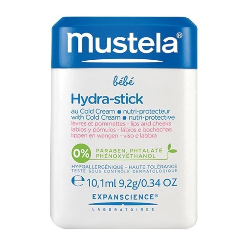 Mustela Bebe Cold Cream Стик Для Губ и Лица Hydra-Stick Карандаш для губ и лица с колд кремом
