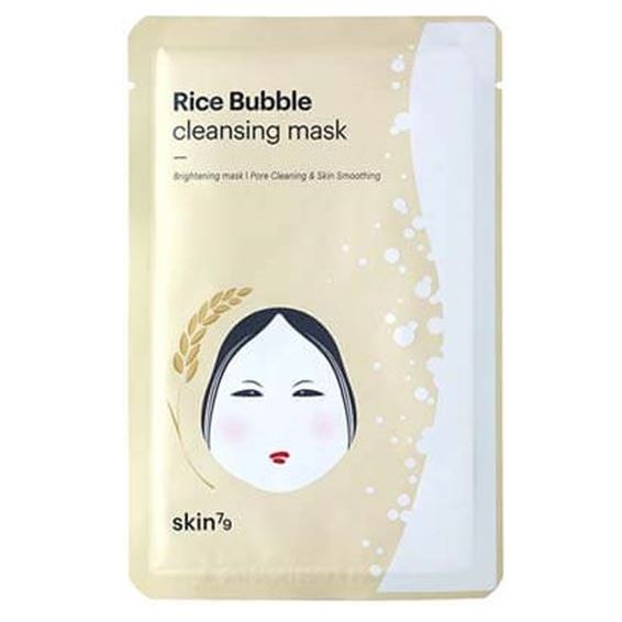 Skin79  Face Care Rice Bubble Cleansing Mask Очищающая тканевая маска для лица с экстрактом риса