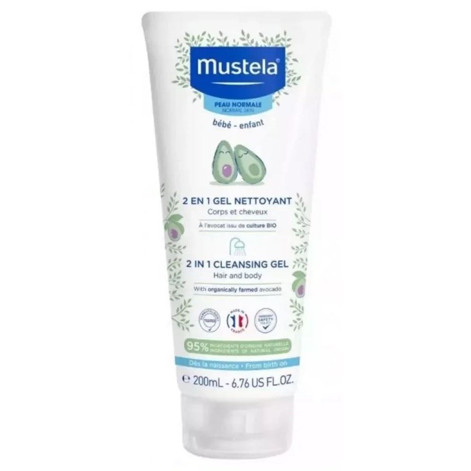 Mustela Bebe Гель для купания 2 в 1 Mustela Bebe Гель для волос и тела 2 в 1