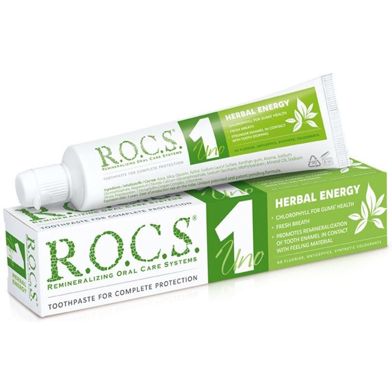 R.O.C.S. Adult Herbal Energy 1 Uno Зубная паста Энергия трав