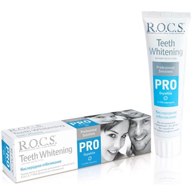 R.O.C.S. Pro Oxywhite Зубная паста-гель Кислородное отбеливание