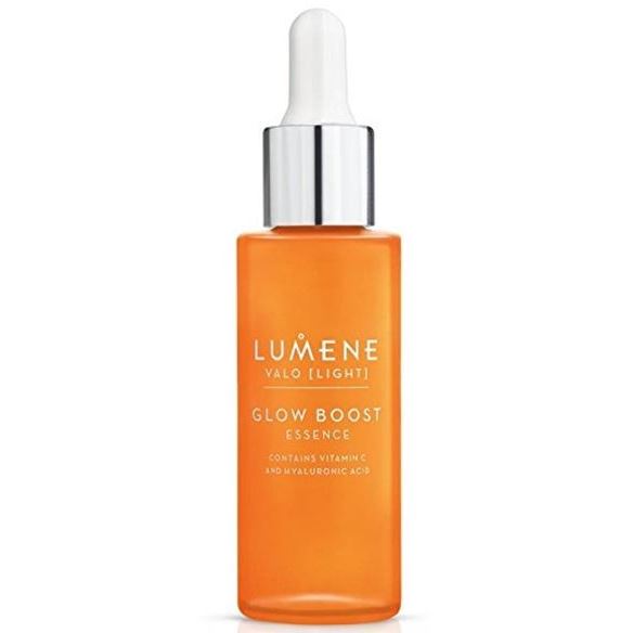 Lumene Valo Glow Boost Essence Contains Vitamin C And Hyaluronic Acid Придающая сияние гиалуроновая эссенция