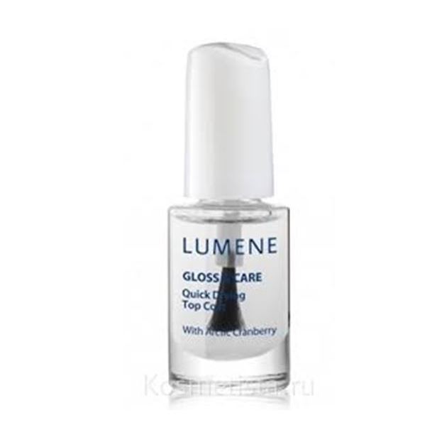 Lumene Nail Polish Gloss &  Care Quick Drying Top Coat Быстросохнущее покрытие для закрепления лака 3 в 1 