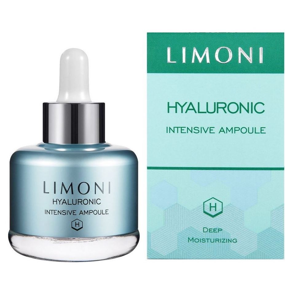 Limoni Anti Age Hyaluronic Intensive Ampoule  Ультраувлажняющая сыворота для лица с гиалуроновой кислотой