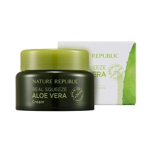 Nature Republic Skin Care Real Squeeze Aloe Vera Cream Крем для лица с экстрактом Алоэ Вера