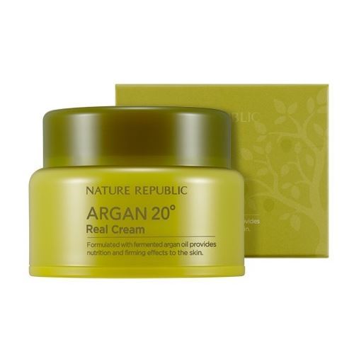 Nature Republic Anti Age  Argan 20º Real Cream Крем для лица антивозрастной с Арганой