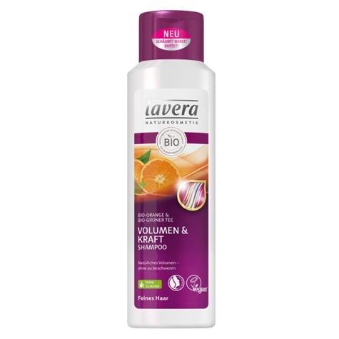 Lavera Hair  Volume & Strength Shampoo Kraft БИО шампунь Объем и Сила