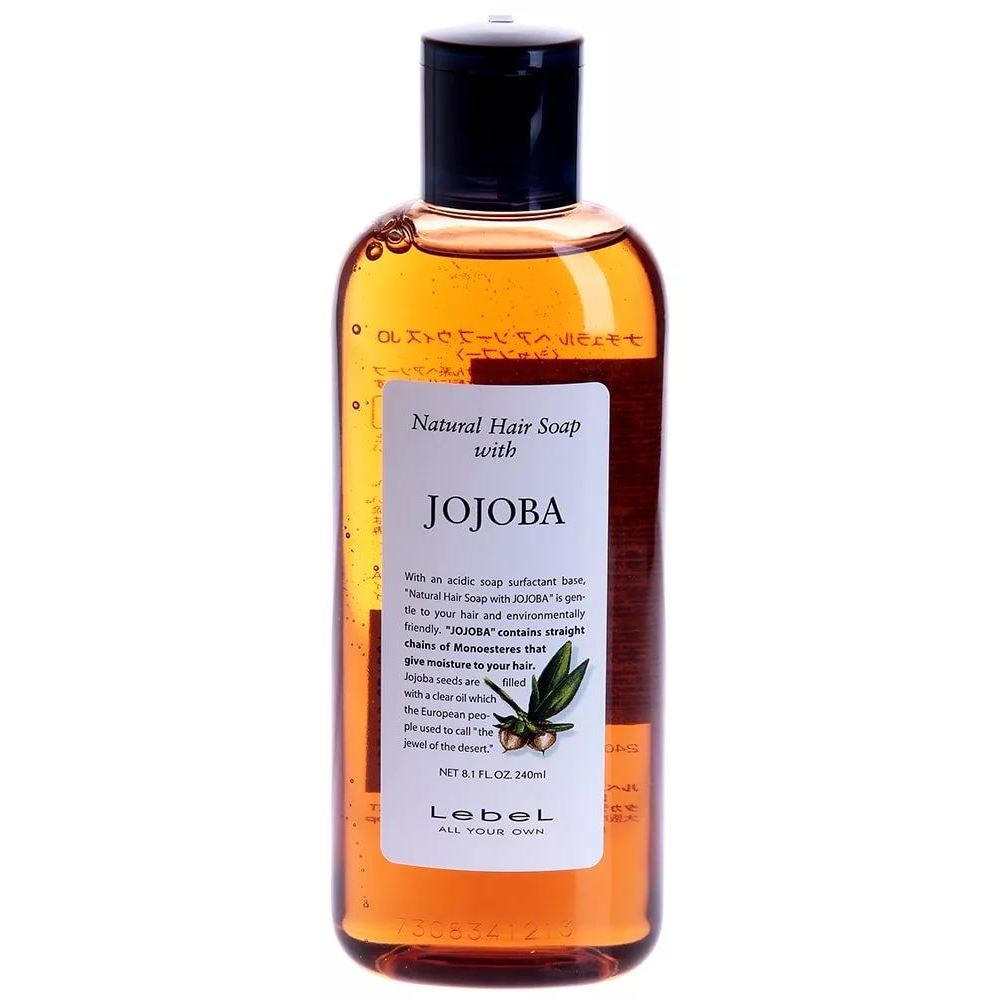 Lebel Cosmetics Natural Hair Soap With Jojoba Шампунь для волос с Жожоба, для сухих поврежденных химической завивкой и наращиванием волос