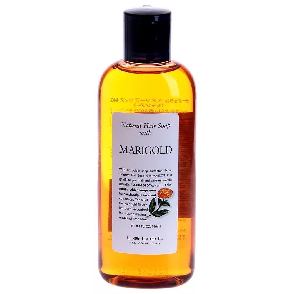 Lebel Cosmetics Natural Hair Soap With Marigold Шампунь для волос с Календулой, для жирной кожи головы