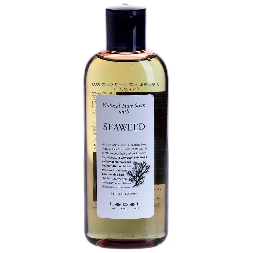 Lebel Cosmetics Natural Hair Soap With Seaweed Шампунь для волос с Водорослями, восстановление поврежденных волос