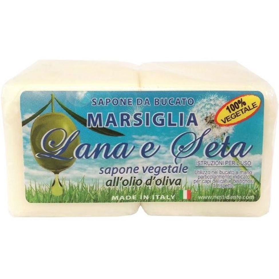 Nesti Dante Soap Lana & Seta With Olive Oil Laundry Soap Мыло хозяйственное "Шерсть и шелк"